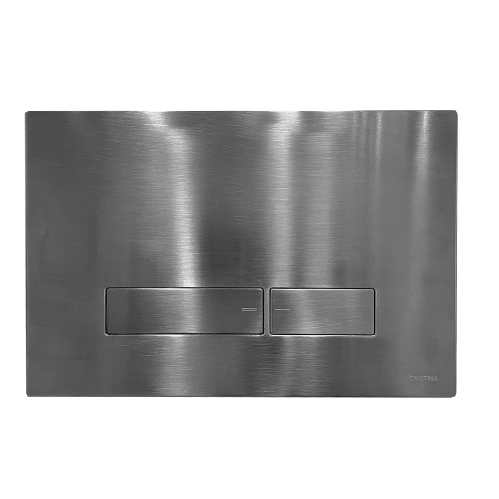 #PLAQUE POUR WC SUSPENDU INOX***REMPL PAR AC10077