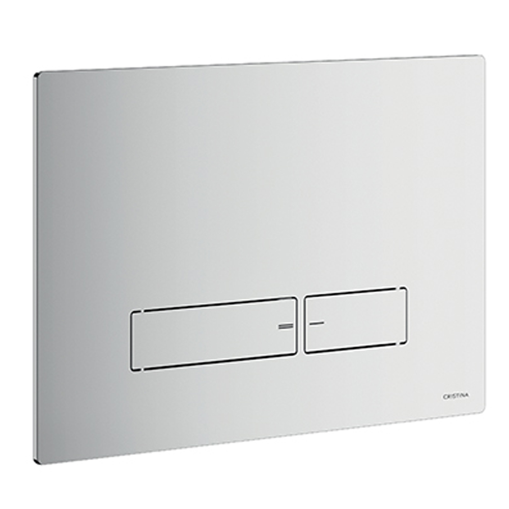 PLAQUE POUR WC SUSPENDU CHROME