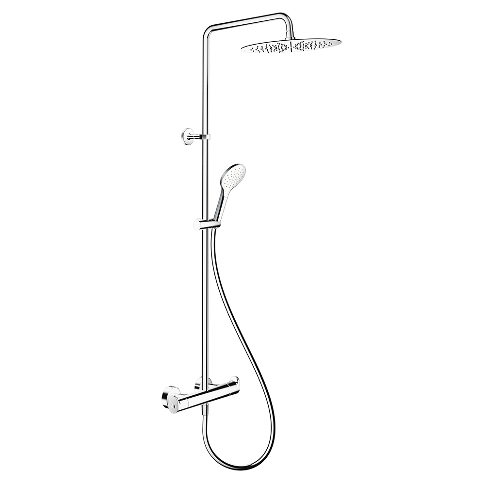 COLONNE DE DOUCHE THERMOSTATIQUE BOTTE CHROME