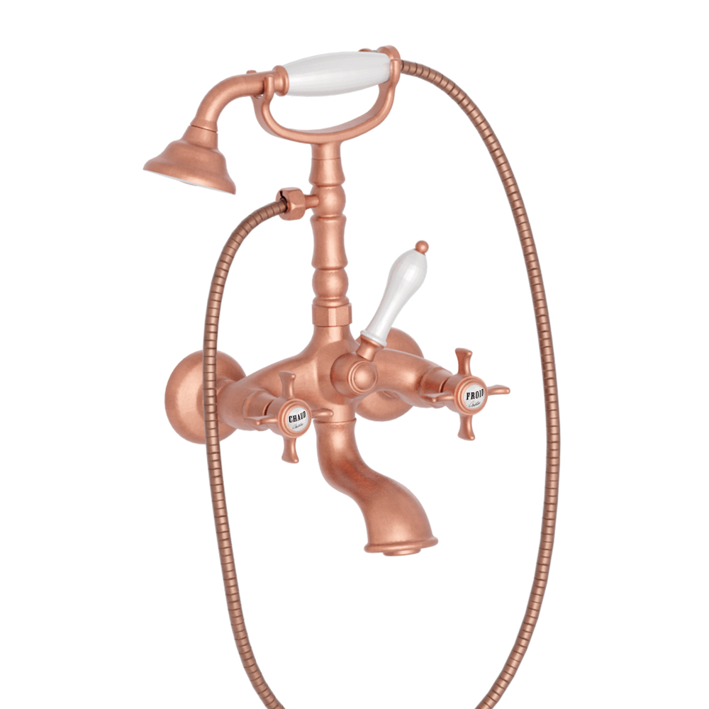 BAIN/DOUCHE CHAMBORD + ACCESSOIRES OR ROSE BROSSE PVD
