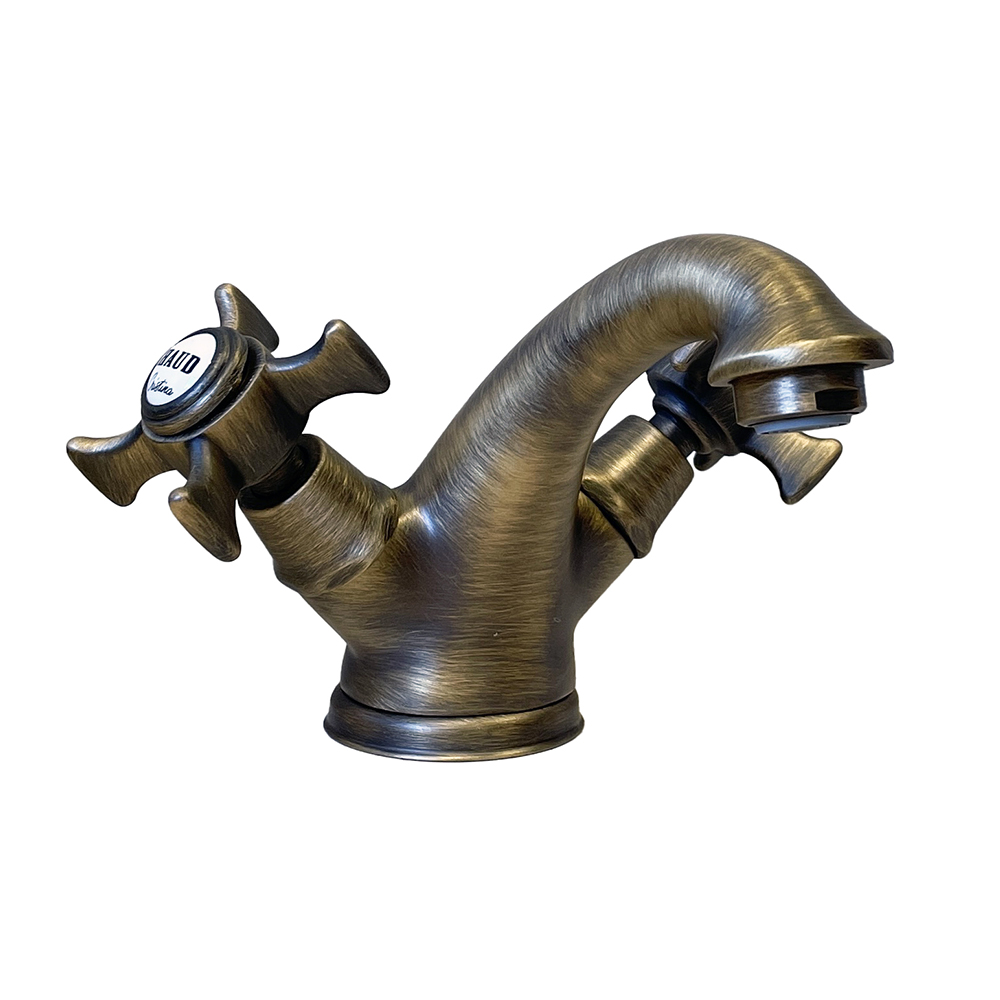 LAVABO CHAMBORD VIEUX BRONZE MAT + VIDAGE