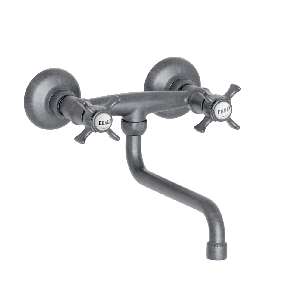 EVIER CHAMBORD MURAL BEC DESSOUS MOBILE METAL BROSSE