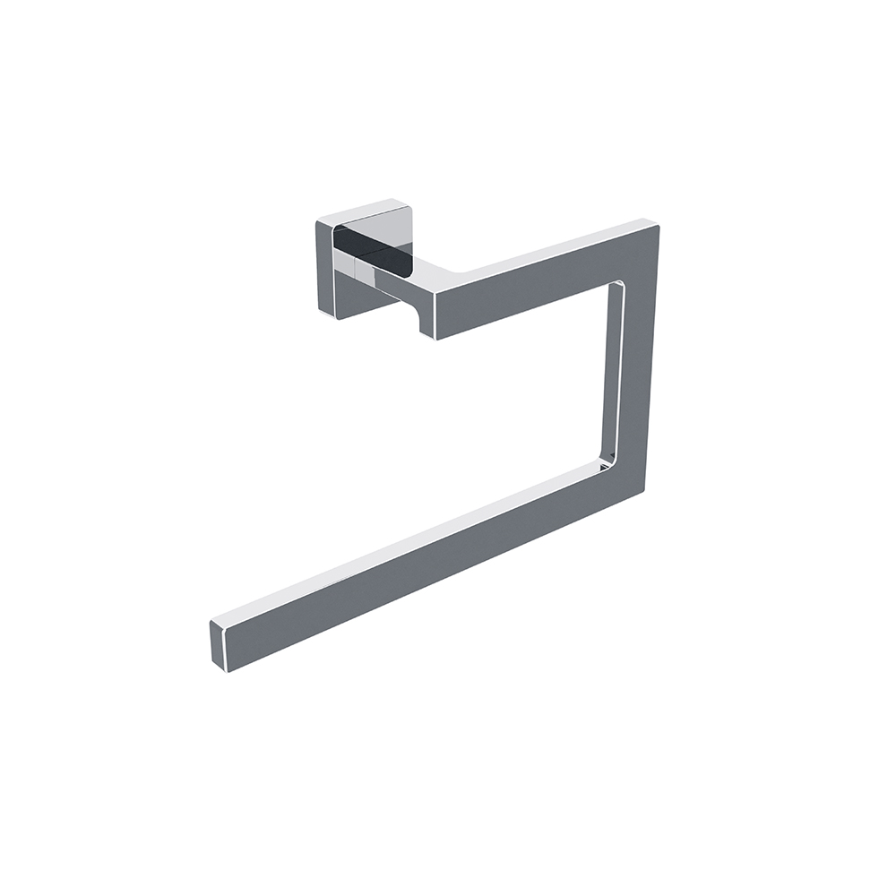 PORTE SERVIETTE ANNEAU CHROME