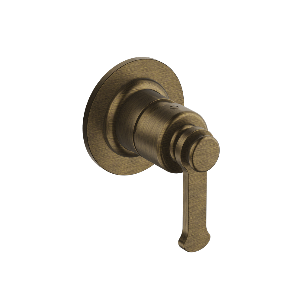 MITIGEUR DOUCHE  ENCASTRE COMPLET  VIEUX BRONZE MAT