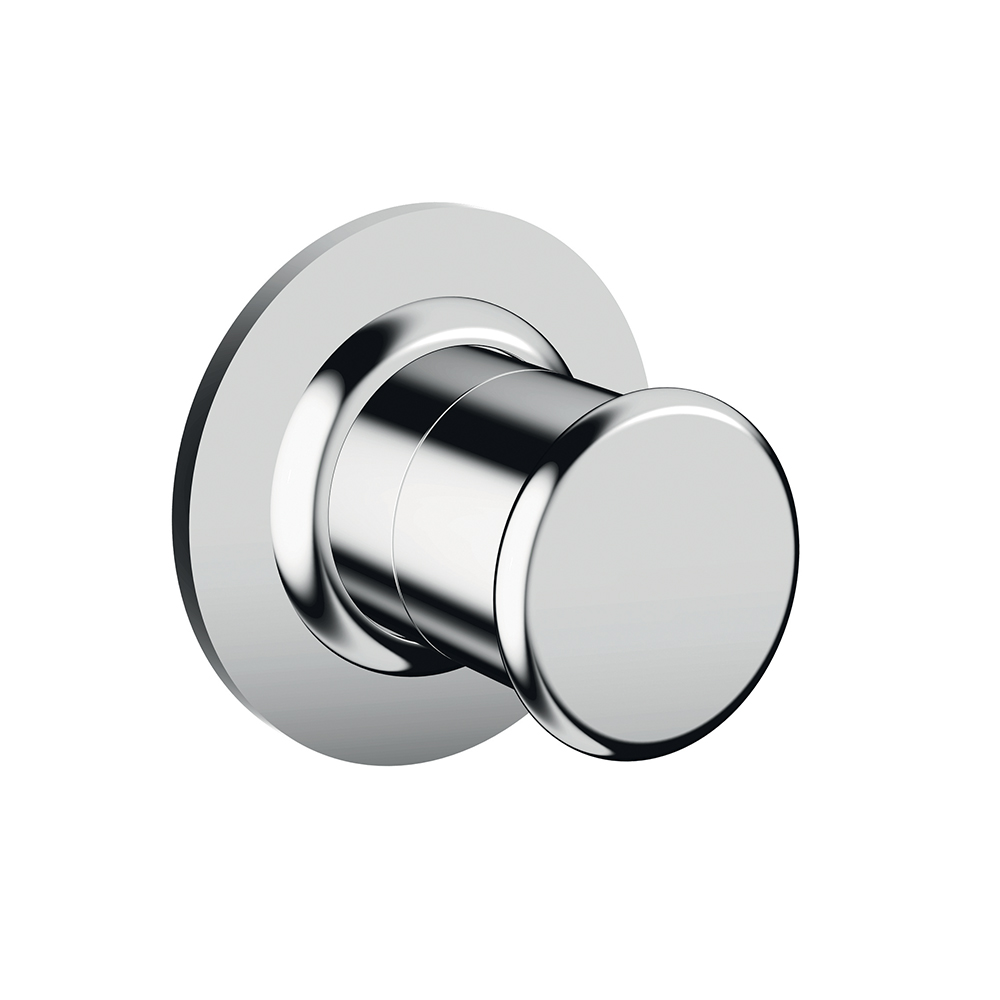 INVERSEUR  ENCASTRE COMPLET 2 SORTIES CHROME