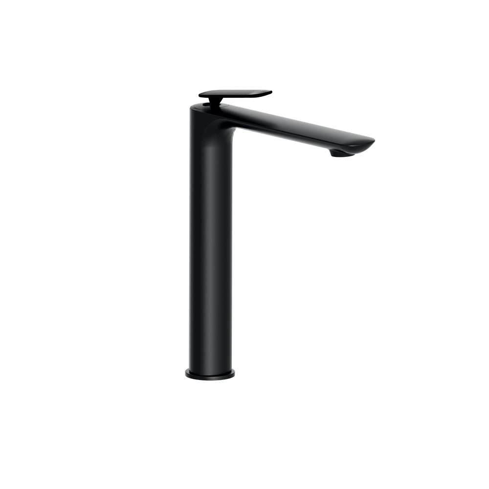 MITIGEUR LAVABO HAUT AVEC VIDAGE UP&DOWN® BLACKMAT
