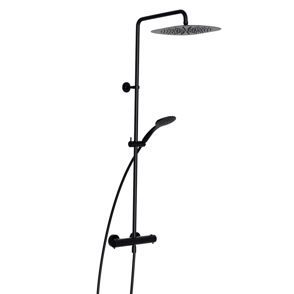 COLONNE DE DOUCHE THERMOSTATIQUE COMPLÈTE BLACKMAT