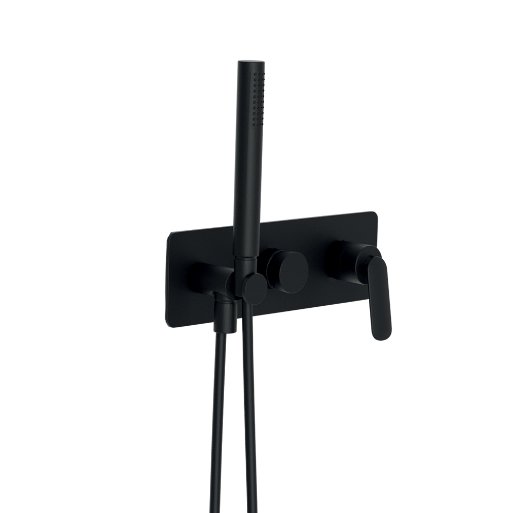 FACADE DOUCHE/BAIN DOUCHE 2 SORTIES BLACKMAT