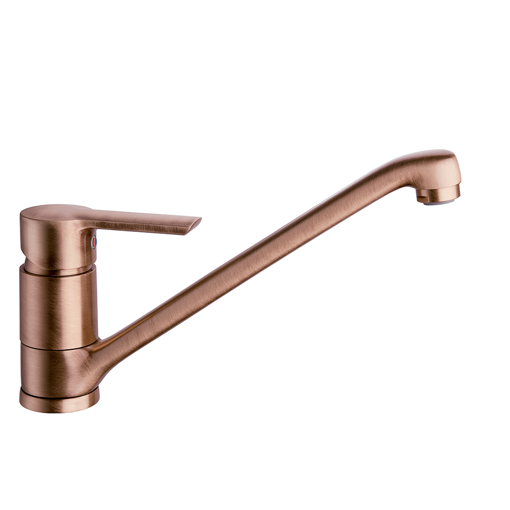 #EVIER NEW DAY BEC COULE OR ROSE BROSSE PVD***FIN