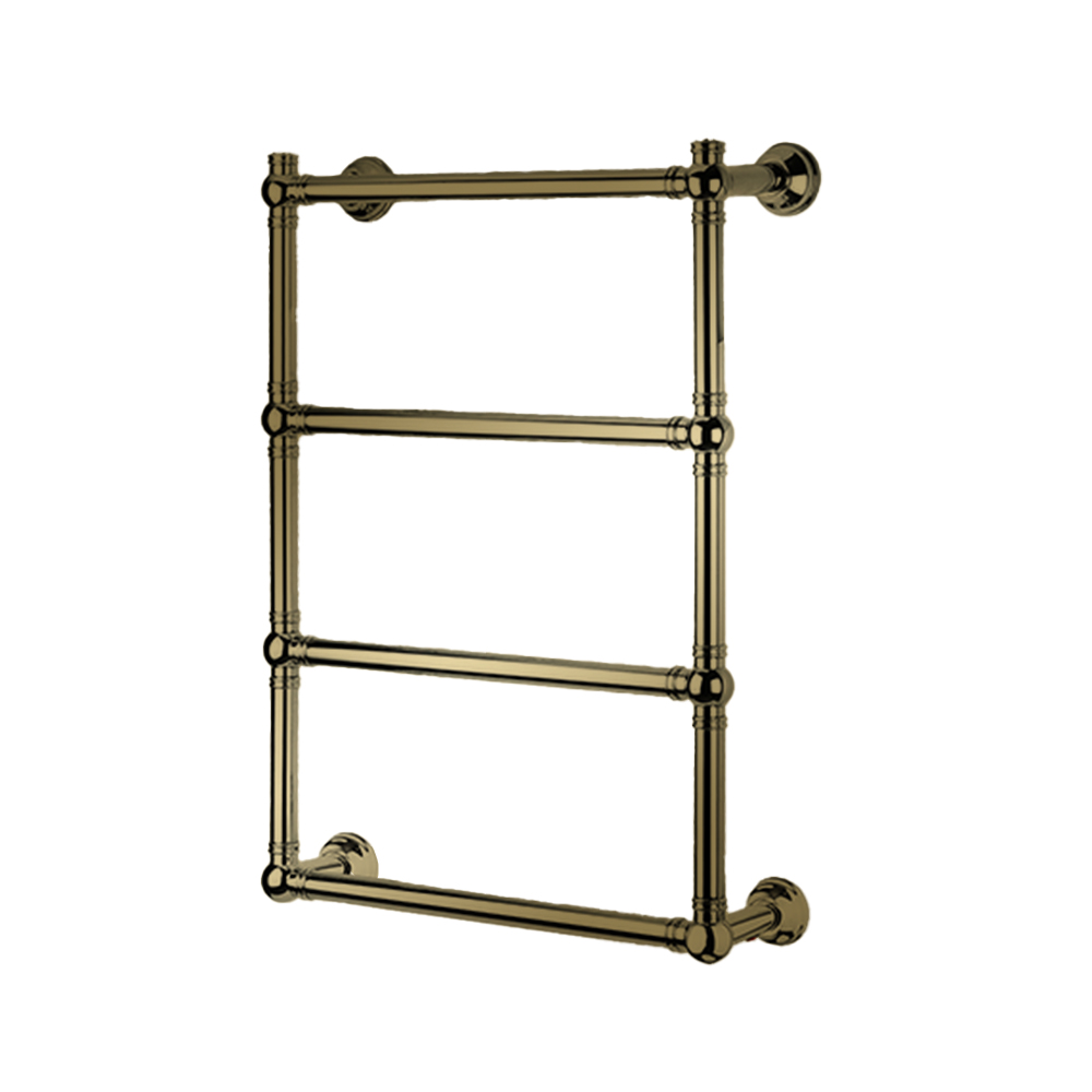 SECHE SERVIETTE RETRO 4 BARRES ARMONIA ELECTRIQUE OR BROSSE