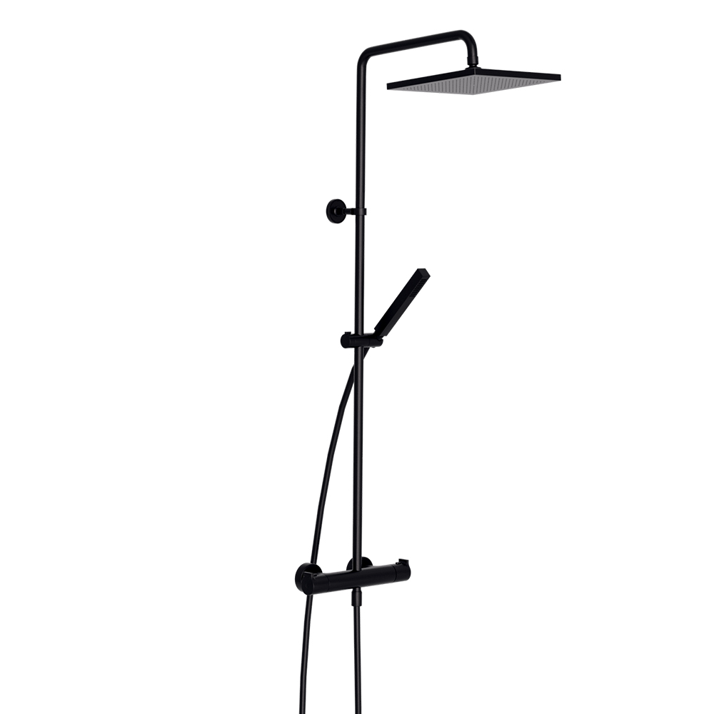 COLONNE DE DOUCHE OMEGA THERMOSTATIQUE COMPLETE BLACKMAT 