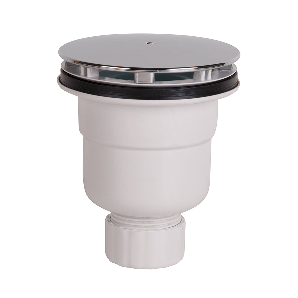 BONDE DE DOUCHE VERTICALE DIAM 90 ENCOMBREMENT 107