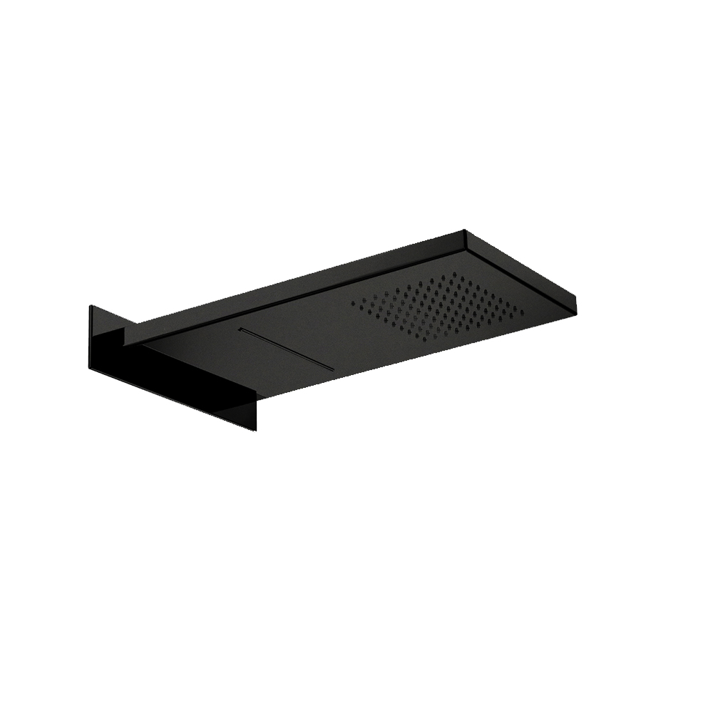 POMME DE DOUCHE CASCADE 55/26 CM CARREE BLACKMAT