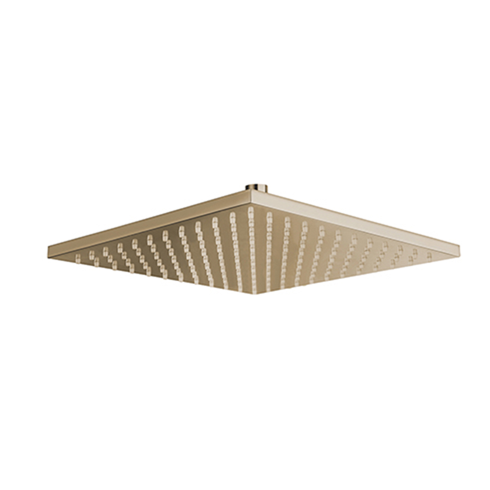 POMME DE DOUCHE CARREE 30X30 LAITON VIEUX BRONZE MAT