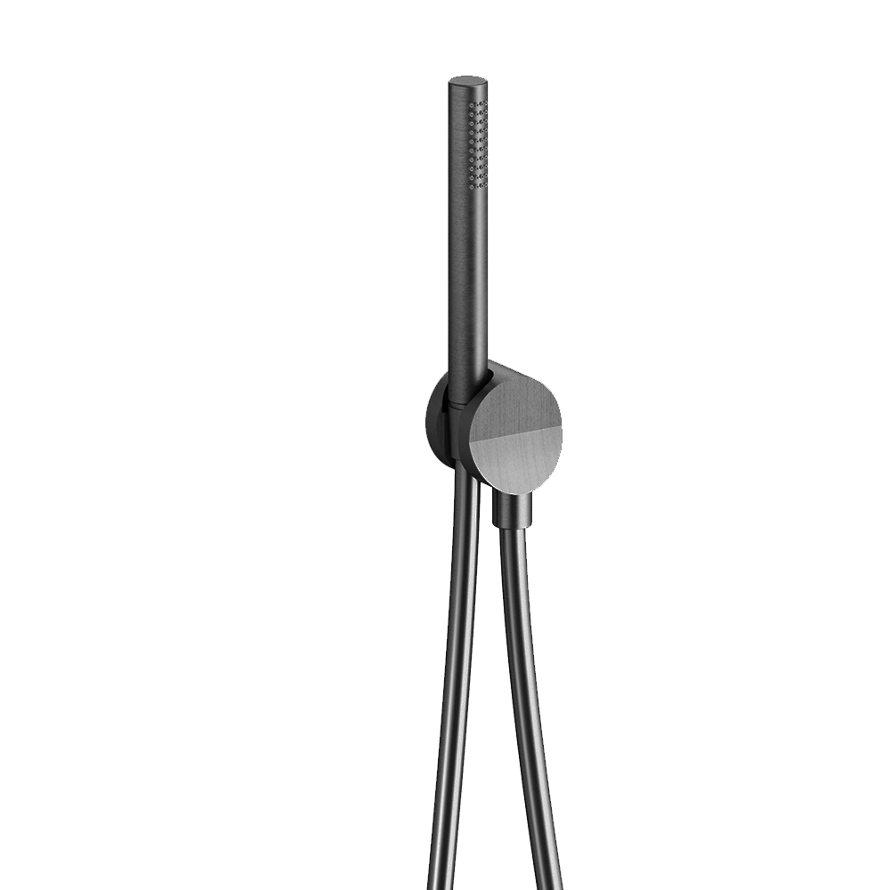 APPLIQUE PRISE D'EAU PIEGA CHROME NOIR BROSSE PVD