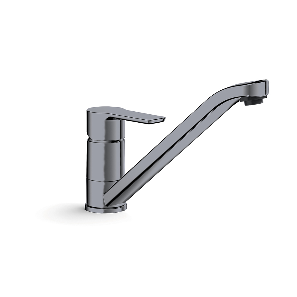 MITIGEUR EVIER BEC PIVOTANT CHROME BROSSE***fin def