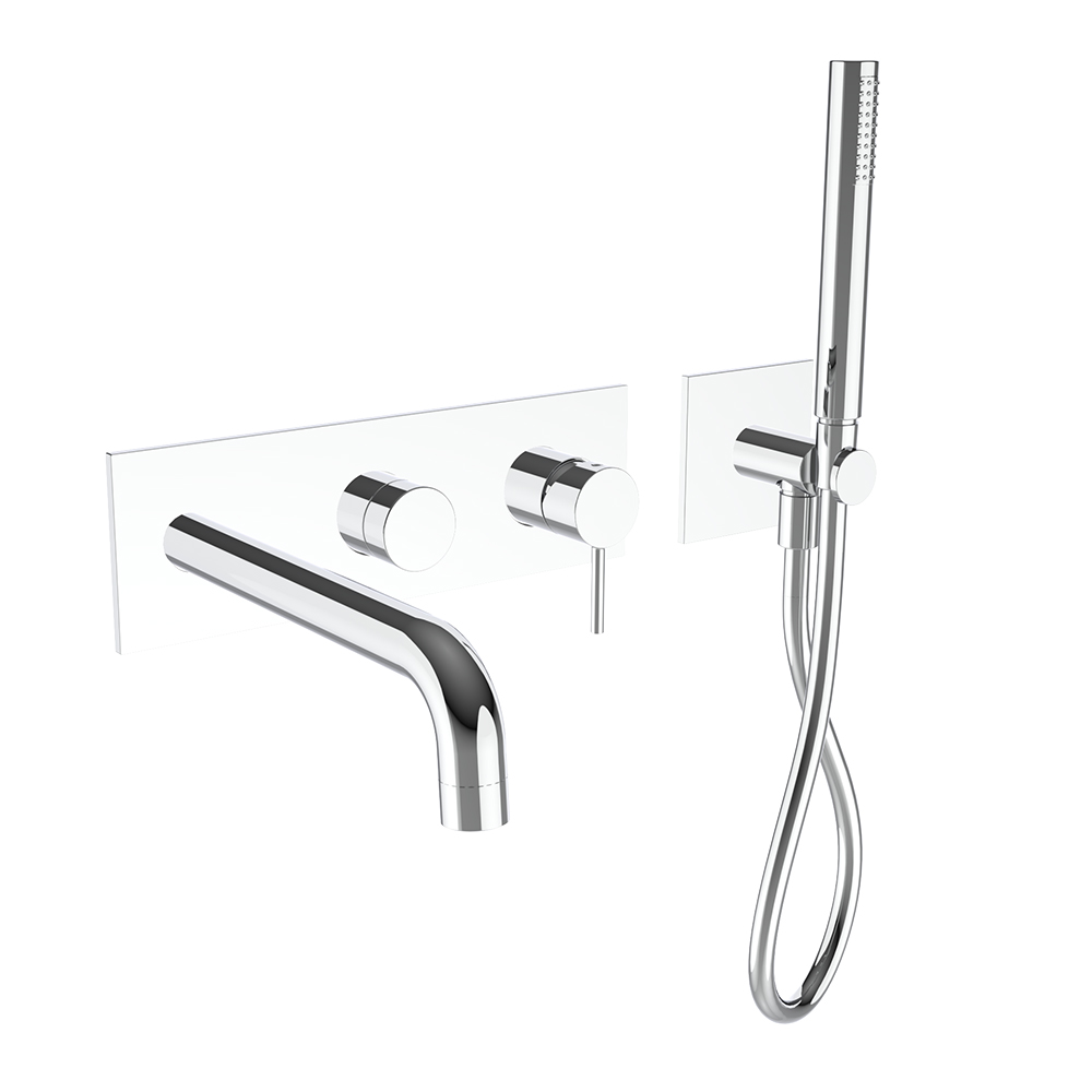 FACADE DE DOUCHE MITIGEUR 2 SORTIES AVEC DOUCHETTE PHI CHROME