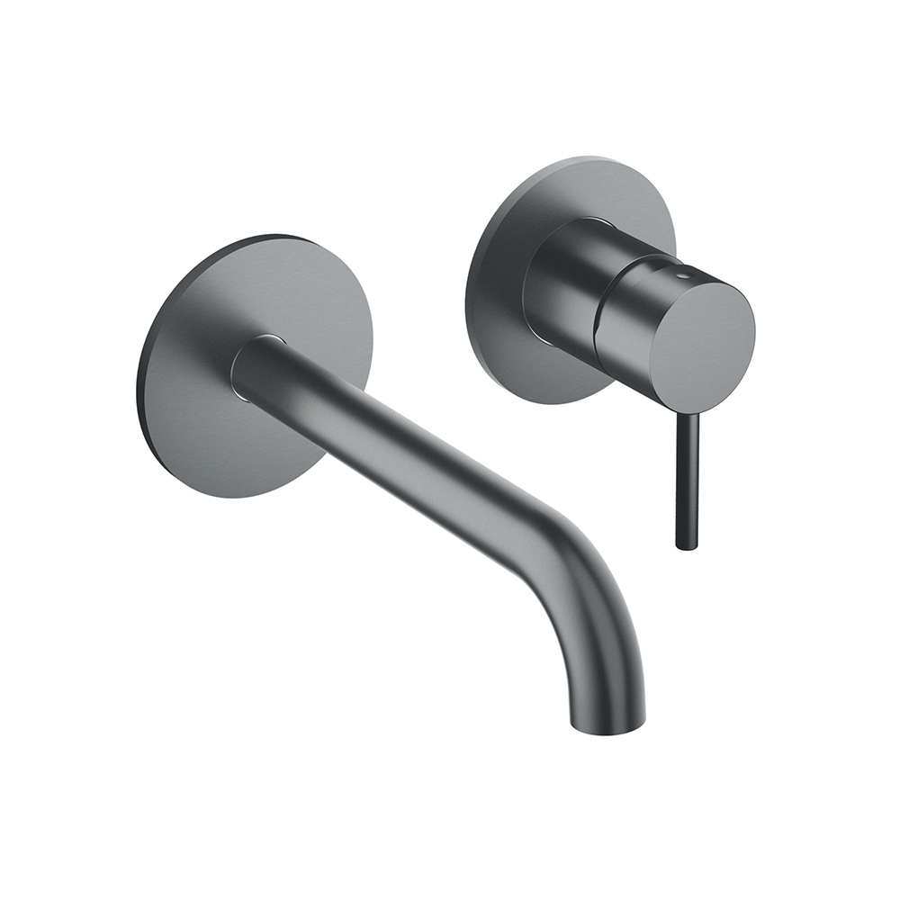 LAVABO MITIGEUR MURAL PHI AVEC ROSACES BEC 185 MM