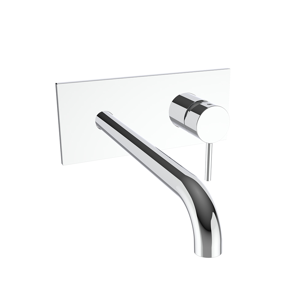 FACADE MITIGEUR LAVABO BEC 225 MM PHI CHROME