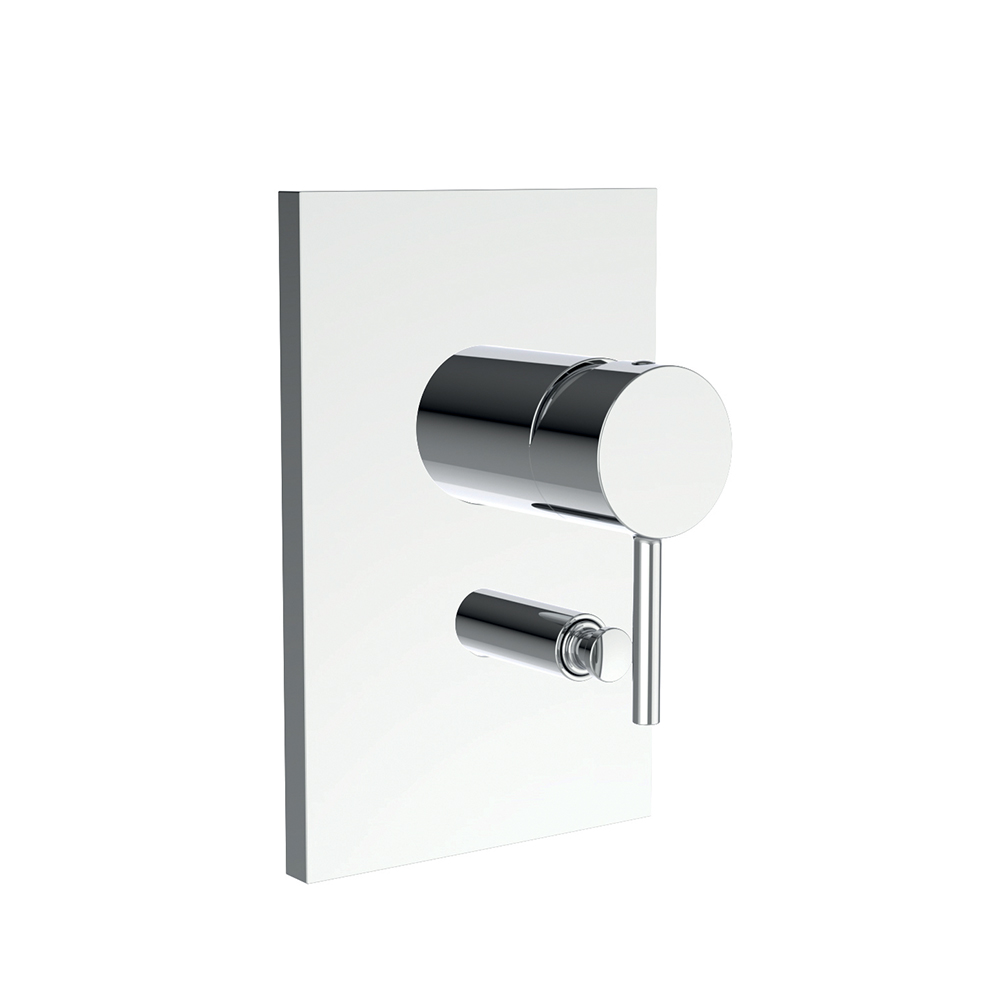 FACADE DE DOUCHE MITIGEUR AVEC INVERSEUR PHI CHROME