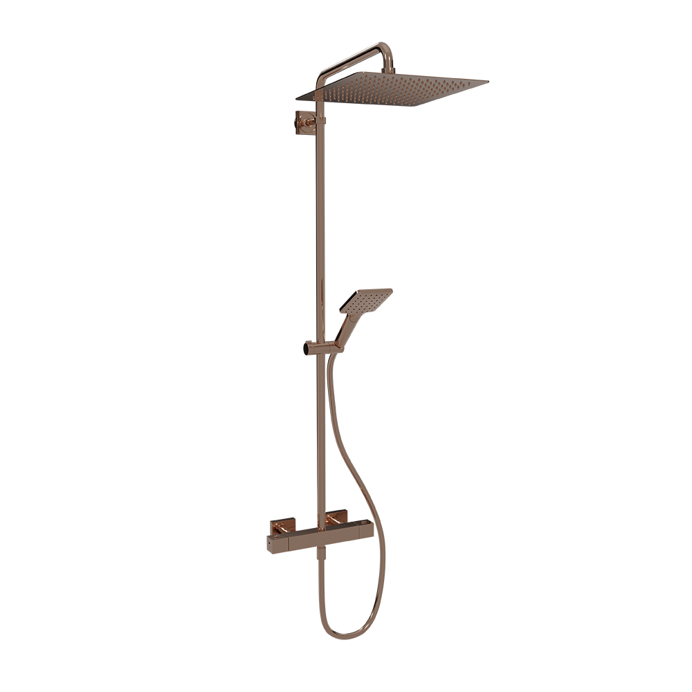 COLONNE DE DOUCHE THERMOSTATIQUE TABULA OR ROSE