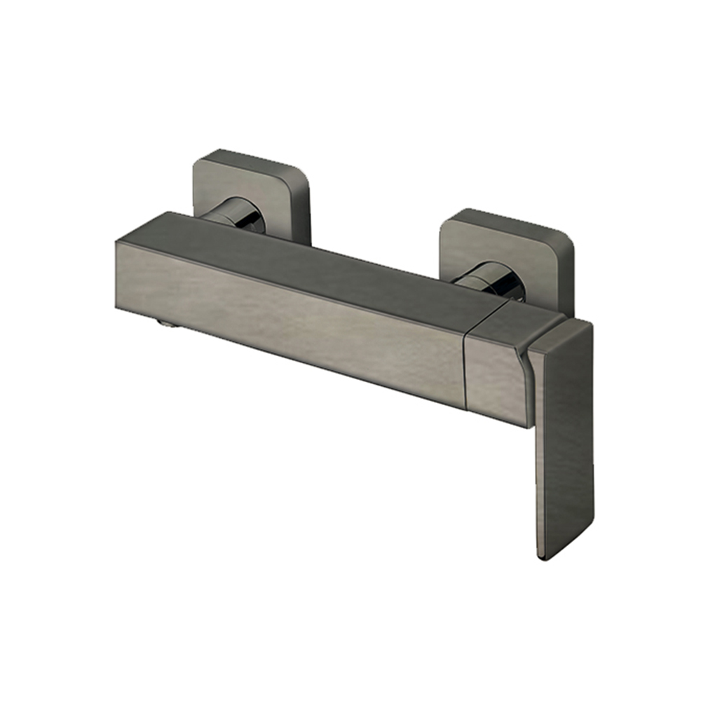 DOUCHE QUADRI S MITIGEUR METAL BROSSE