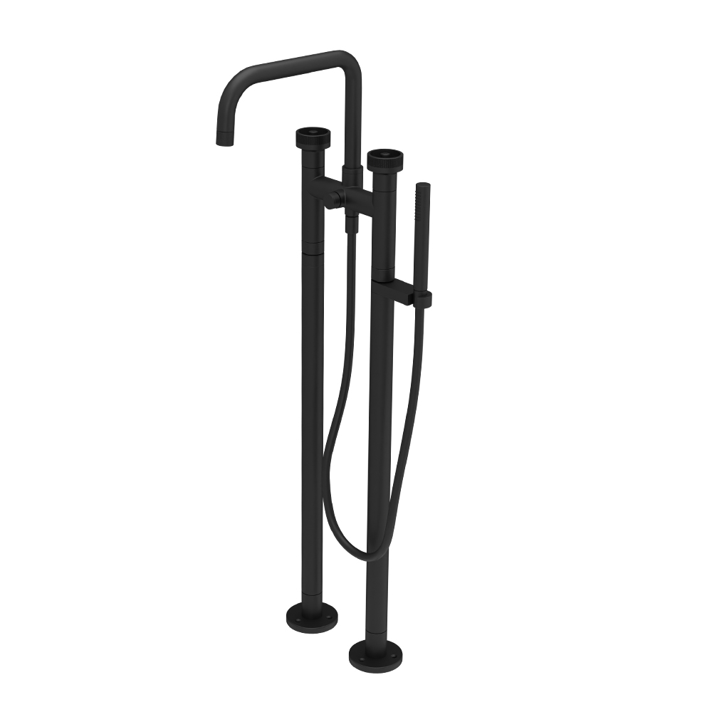 MELANGEUR BAIN DOUCHE SUR PIEDS ROTA BLACK MAT