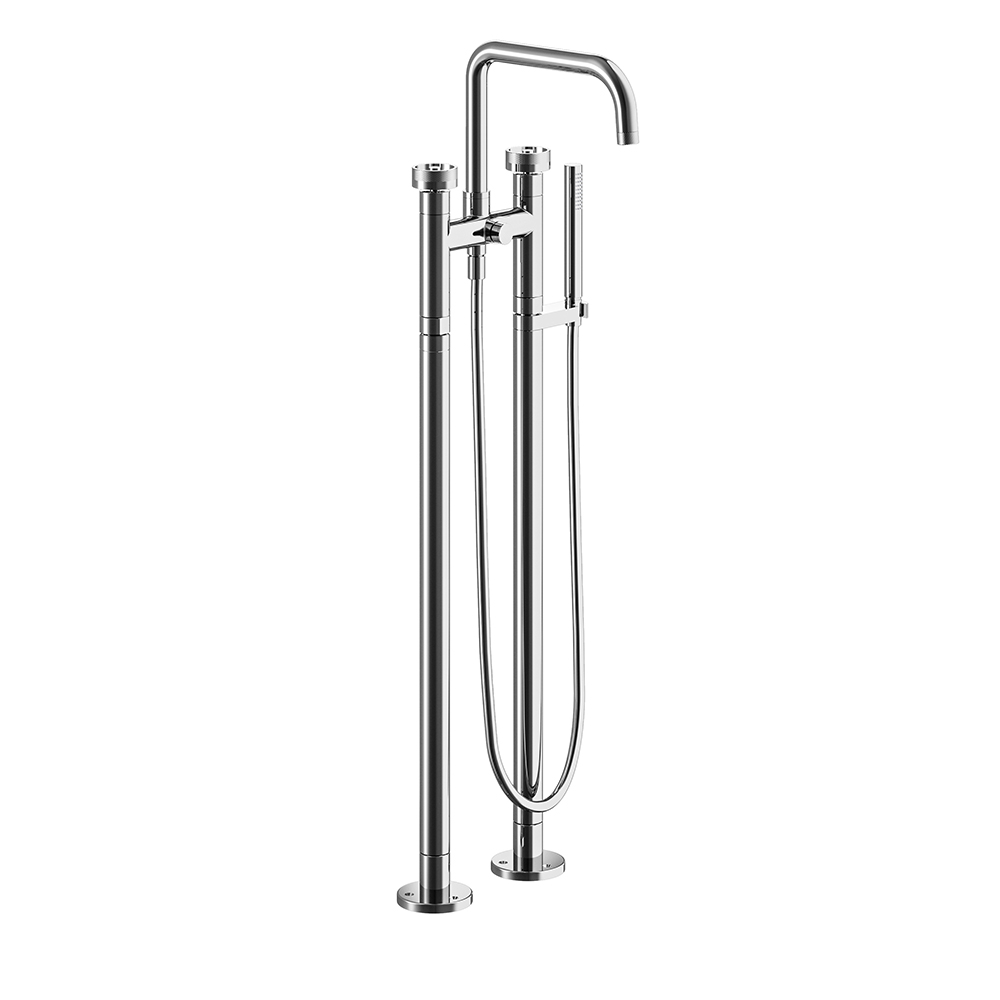 MELANGEUR BAIN DOUCHE SUR PIEDS ROTA CHROME