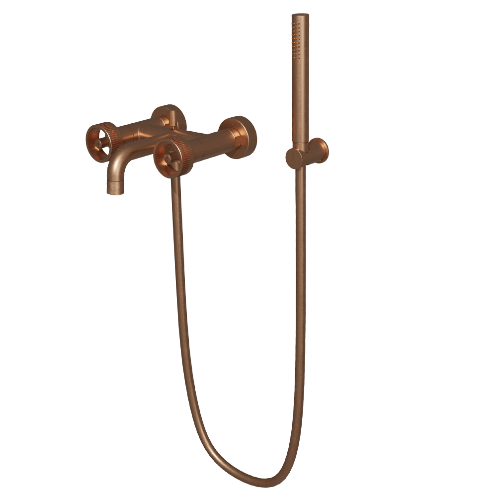 MELANGEUR BAIN DOUCHE ROTA OR ROSE BROSSE