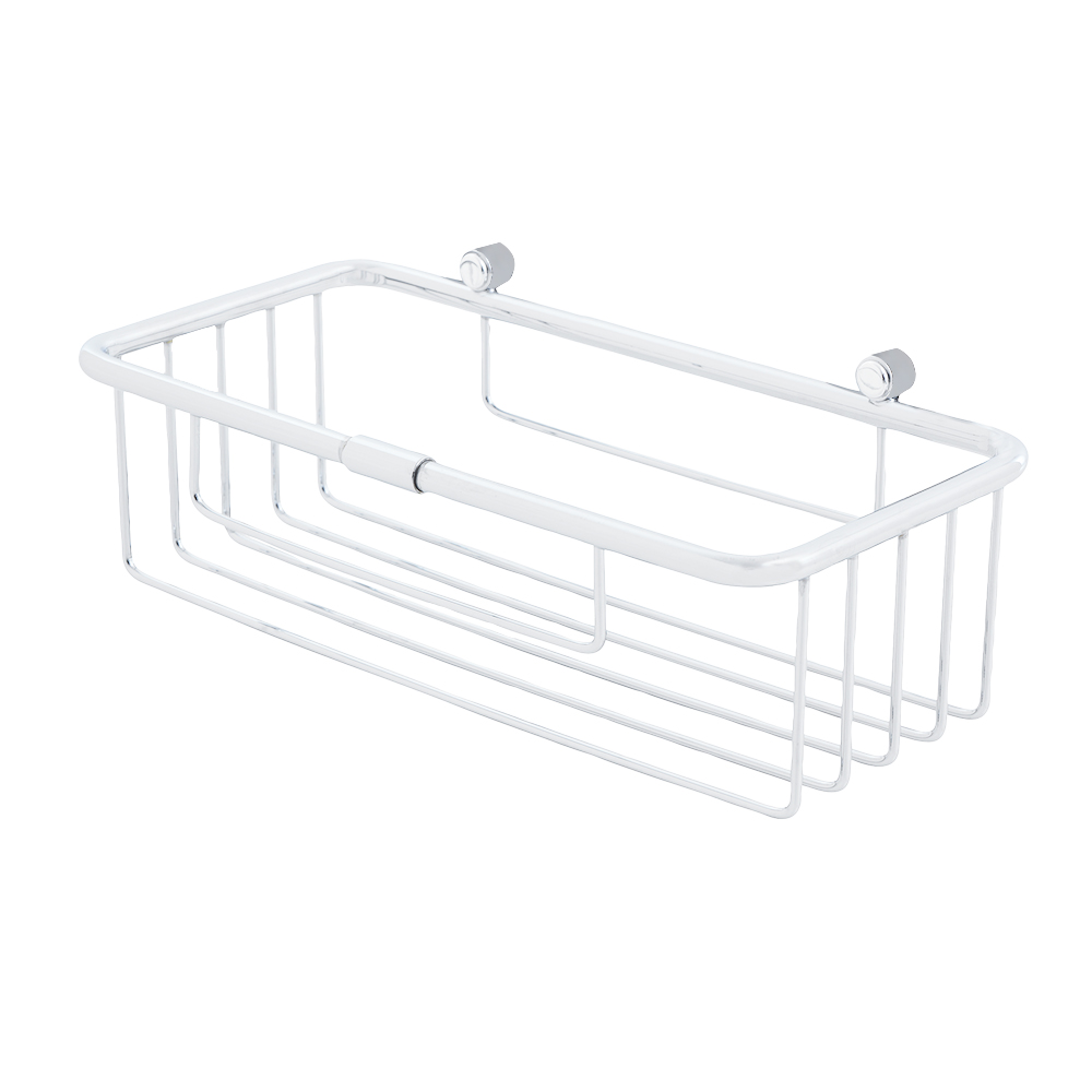 PANIER DE DOUCHE RECTANGULAIRE 25*22*8 CM BLANC