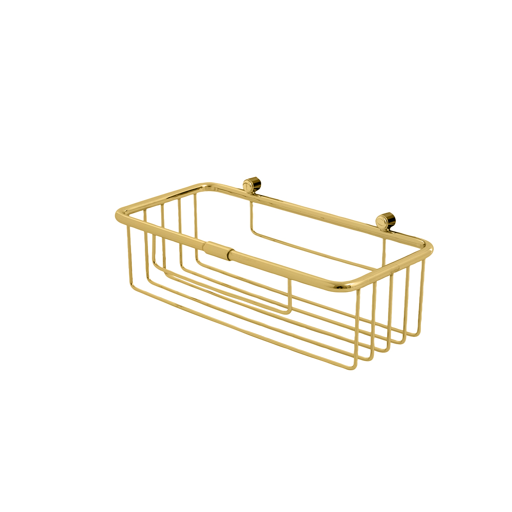 PANIER DE DOUCHE RECTANGULAIRE 25*22*8 CM DORE