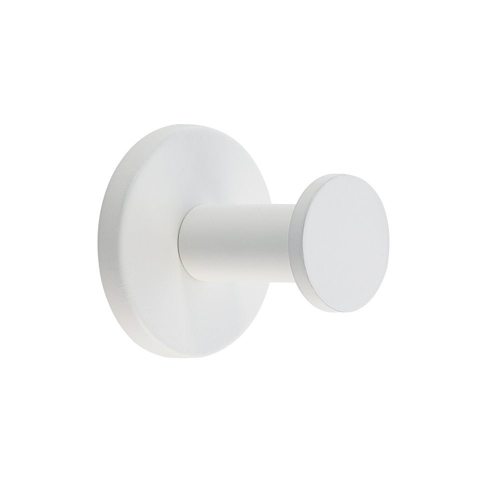 PORTE PEIGNOIR LAITON MEDEA BLANC