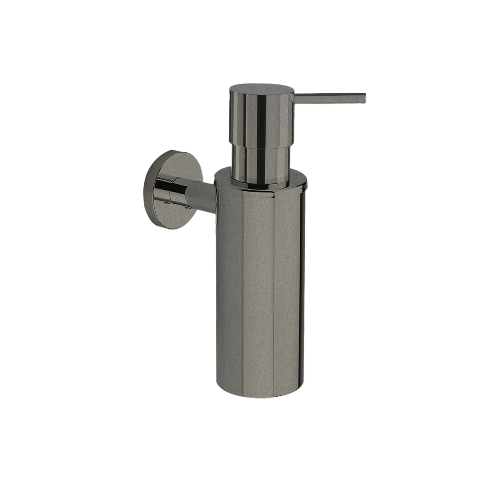 DISTRIBUTEUR DE SAVON LIQUIDE A SUSP MEDEA CHROME NOIR BROSS