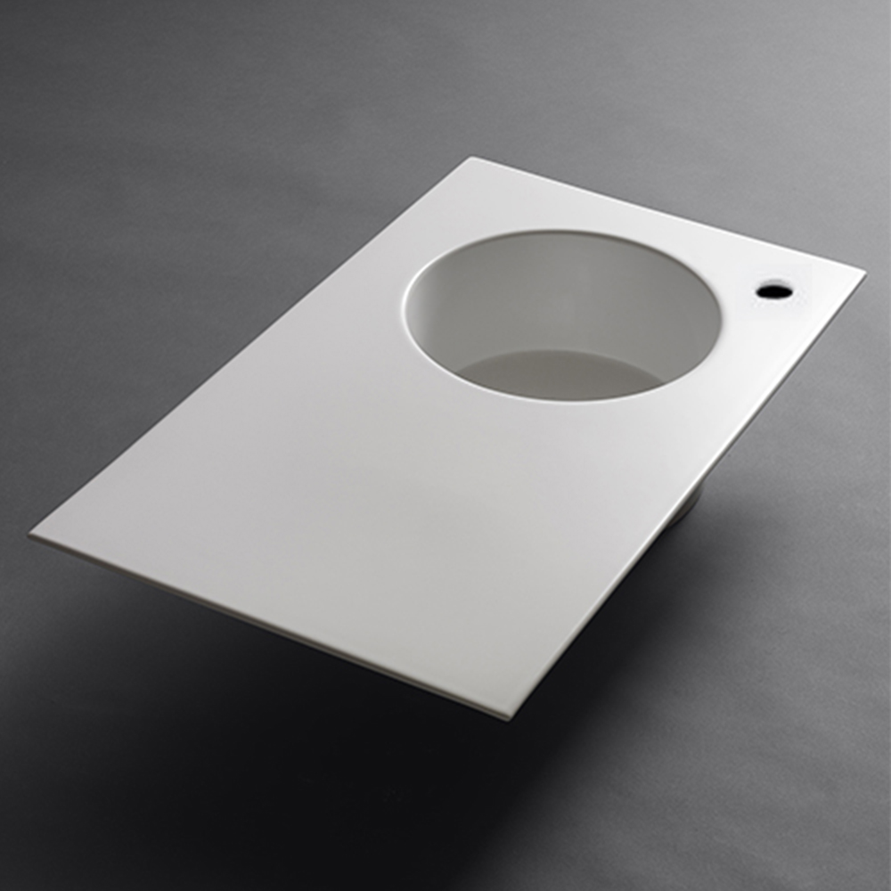 #LAVABO SKYLAND 80X48 AVEC PLAGE PERCAGE A DROITE ***FIN