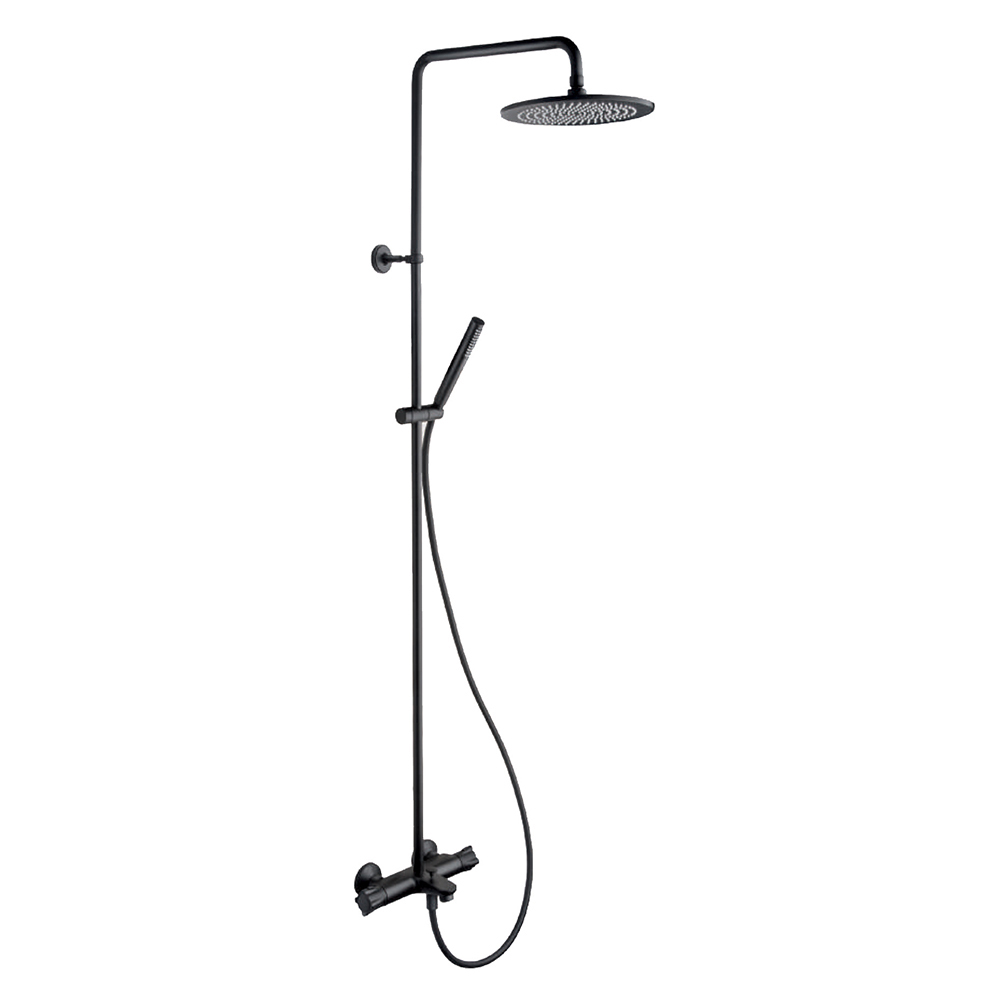 COLONNE BAIN DOUCHE THETA THERMOSTATIQUE BLACKMAT