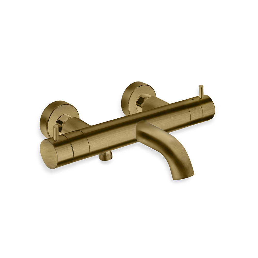 BAIN DOUCHE THERMOSTATIQUE VIEUX BRONZE MAT