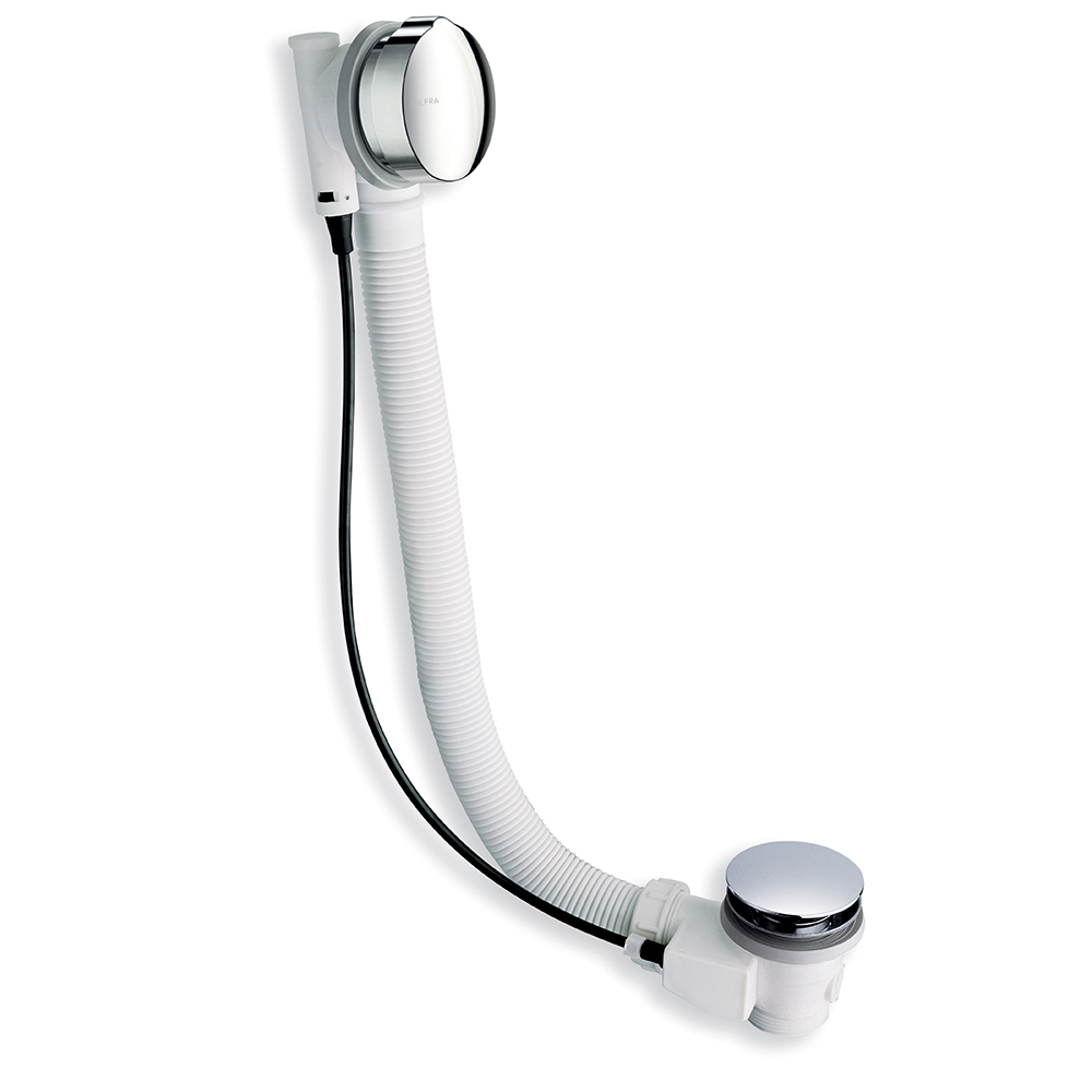 VIDAGE BAIGNOIRE AUTOMATIQUE 57 CM NF LONG LIFE+ SIPHON CHROME