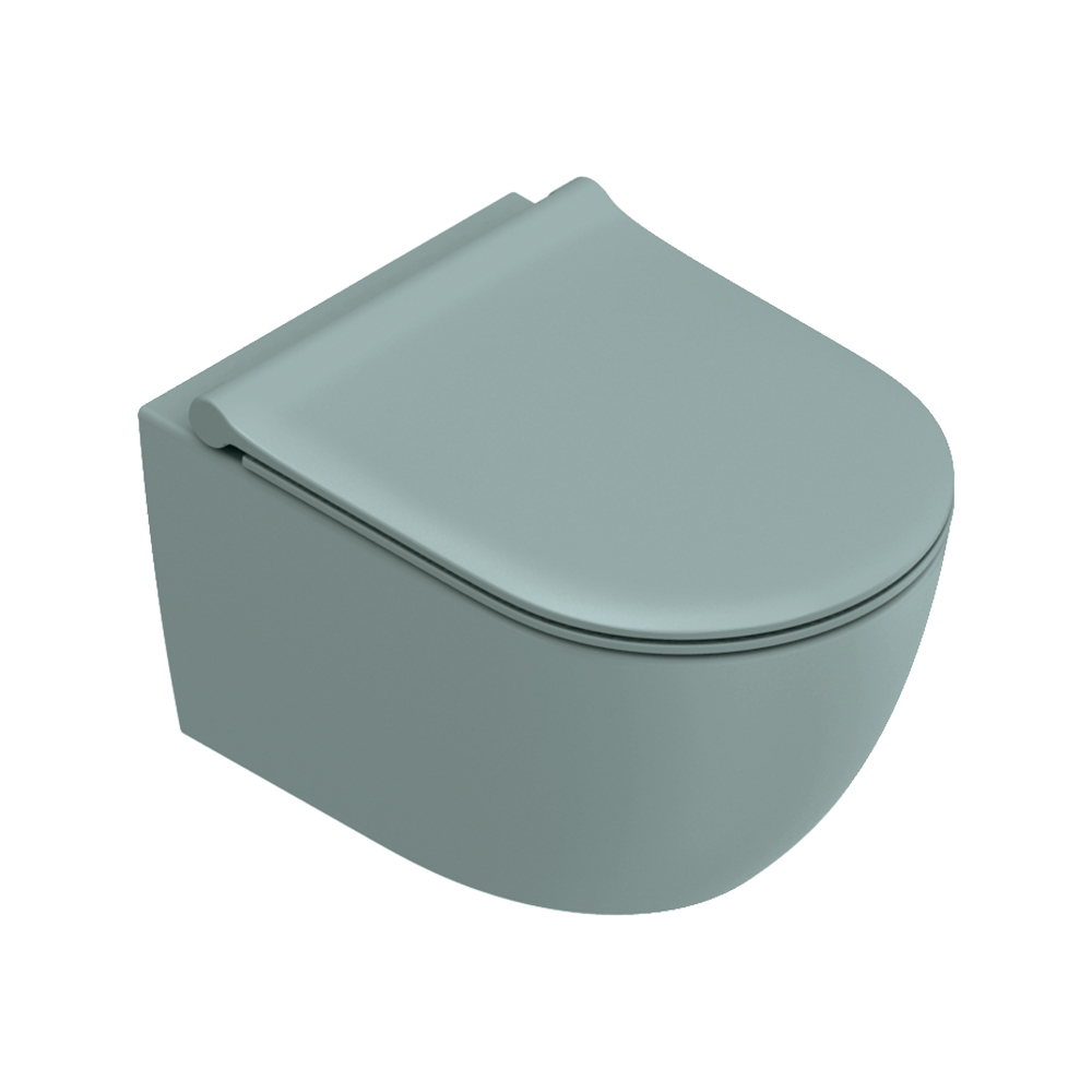 WC SUSPENDU TONALITA 55X35 VERT D'EAU