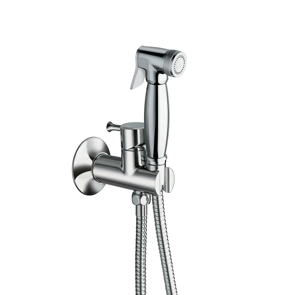 KIT WC MITIGEUR RETRO AVEC FLEXIBLE ET DOUCHETTE A IMPULSION