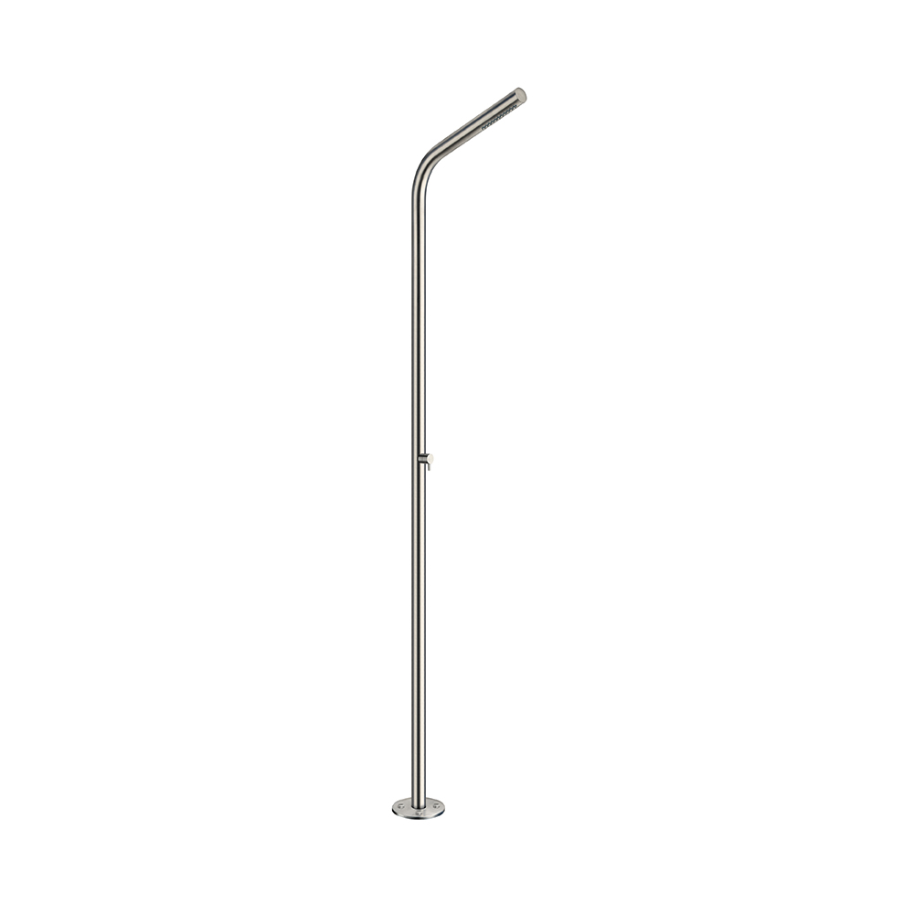 COLONNE DE DOUCHE DE PISCINE OUTDOOR 100 % INOX Ø 42 ALIM SOL