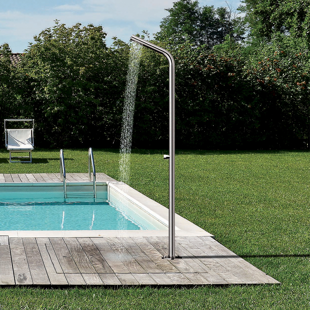 COLONNE DE DOUCHE DE PISCINE OUTDOOR 100 % INOX Ø 60 PROGRESSIVE