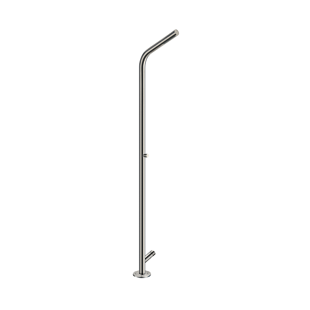 COLONNE DE DOUCHE DE PISCINE OUTDOOR 100 % INOX Ø 60 TEMPORISE