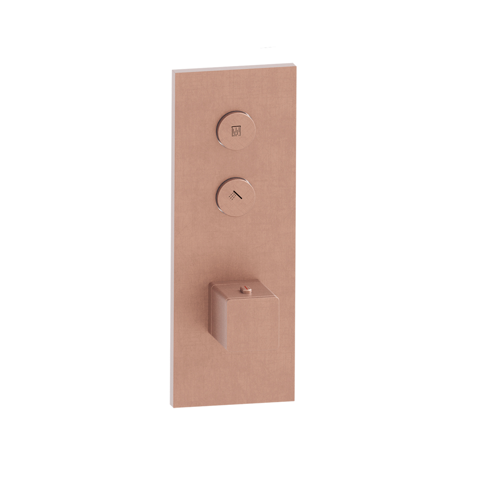 FACADE THERMO TWIST THERMO 2 SORTIES QUADRI OR ROSE BROSSE **FIN