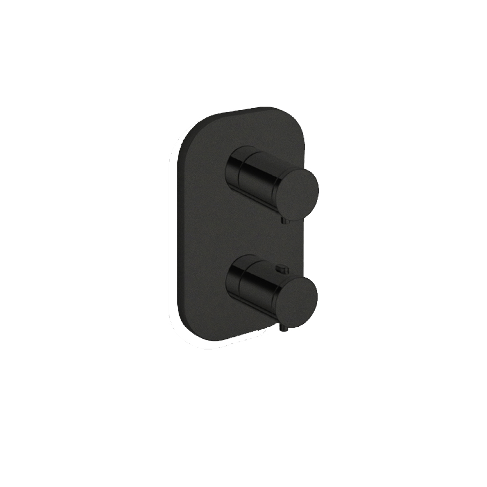 FACADE EXTERNE LAITON 2 SORTIES BLACKMAT