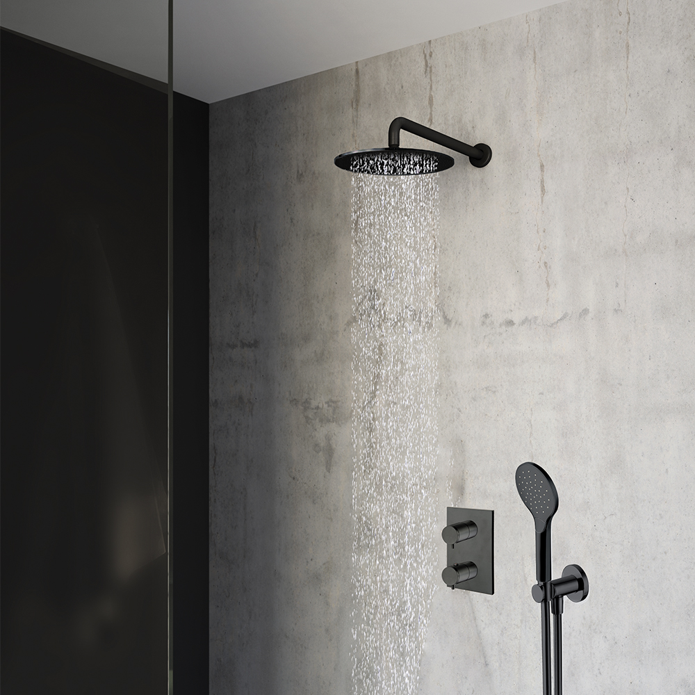 PACK ENCASTRE DOUCHE TRIVERDE THERMO BLACKMAT