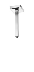 RACCORD PLAFOND ENCASTRE CARRE 15 CM MM 1/2" CHROME