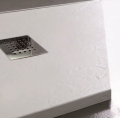 #RECEVEUR DOUCHE MARMORESINA BLANC 9090H25
