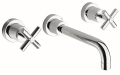 LAVABO EXECUTIVE MURAL 3 TROUS SAILLIE 225 CHROME + VIDAGE 
