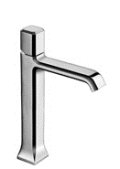 #MITIGEUR LAVABO MEDIUM ITALY CHR NOIR BROSSE POIGNEES MARBRE MARQUIN