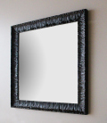 #MIROIR RETRO PARIGI 90-70 CM CADRE NOIR